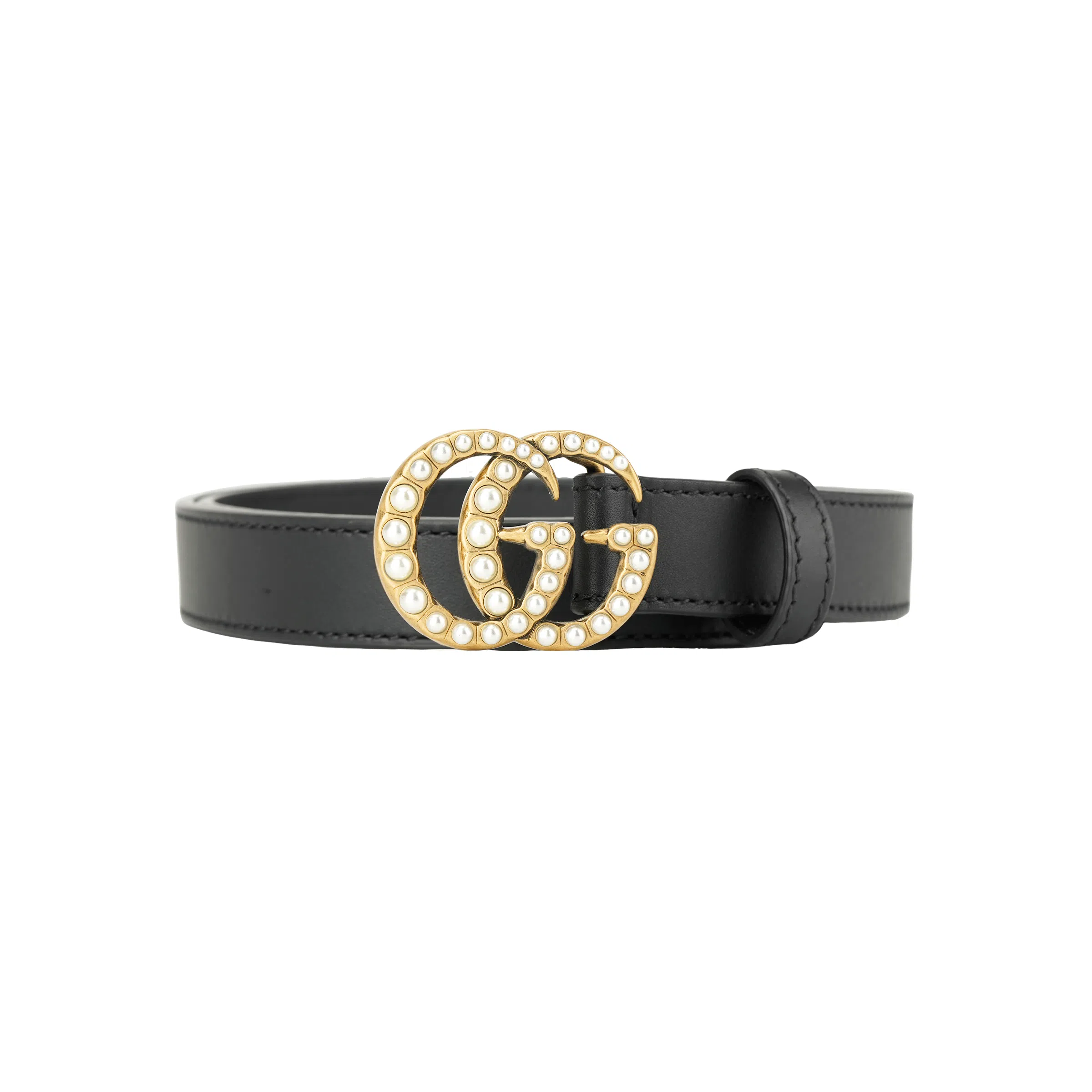 Gucci Double G Belt Black 2cm