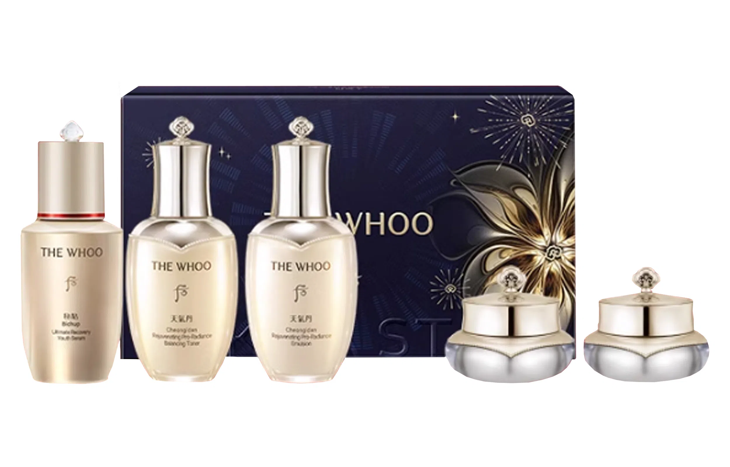 Whoo 20ml+50ml+50ml+10ml+5ml