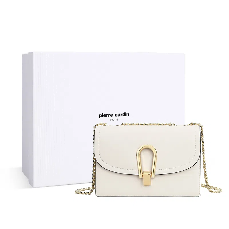 Pierre Cardin Chain Bag White