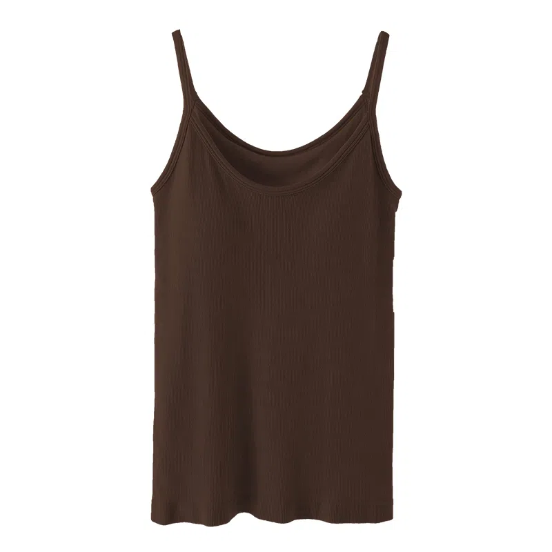 内在密码 羊绒带胸垫纯色内搭保暖上装 女款