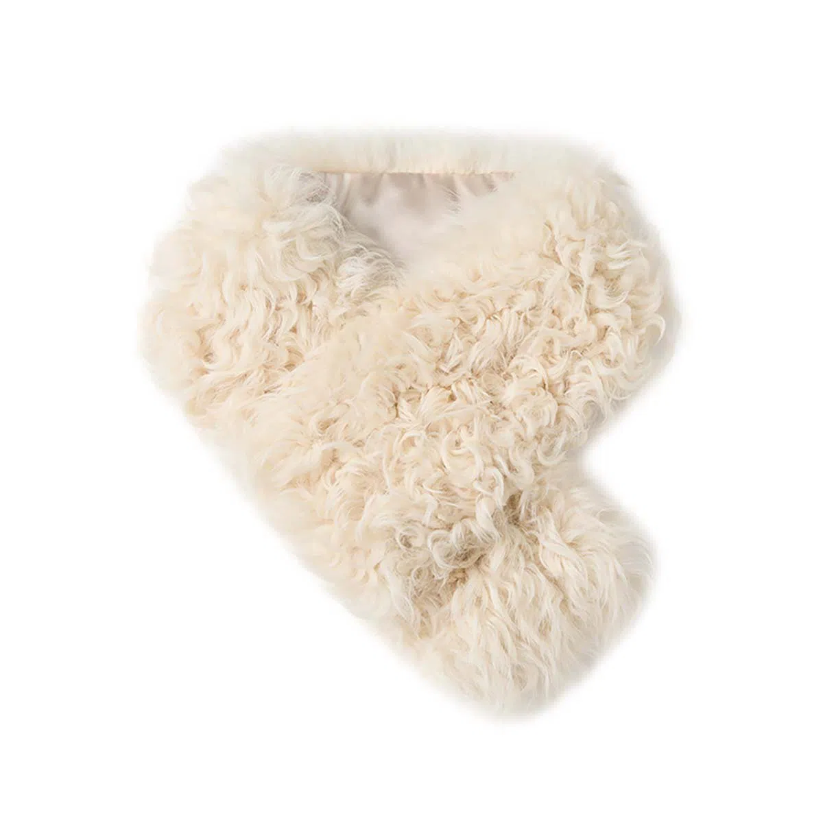 玖慕 百搭加厚保暖毛绒皮草小围巾高档真毛 围脖 女款