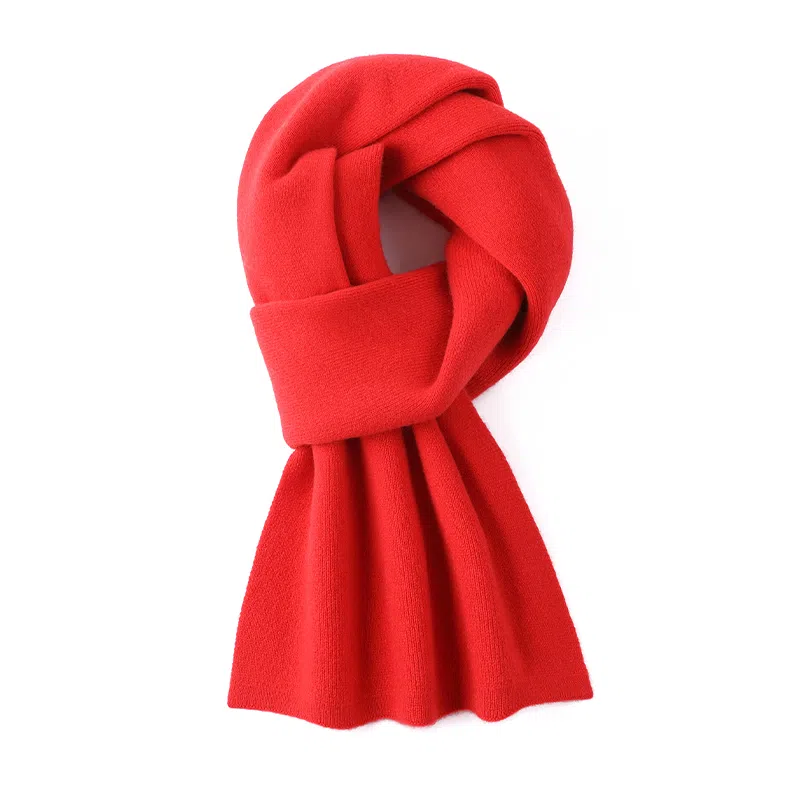 高档 玖纪 秋冬新款保暖 羊绒 羊毛 绒线围巾 男款 黑色/酒红色/米色/浅灰色/深灰色