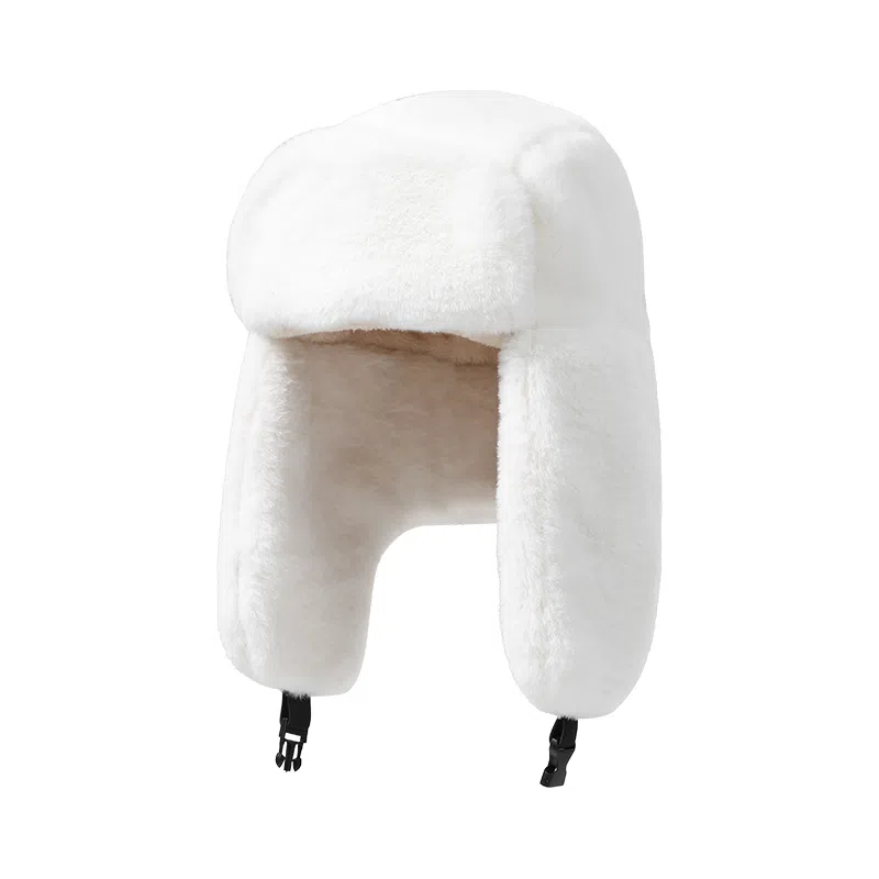 俞兆林 护耳帽女冬季加绒加厚男冬天骑行户外骑车防风保暖毛绒帽子东北防寒帽子 可调节 雷锋帽 男女同款情侣款