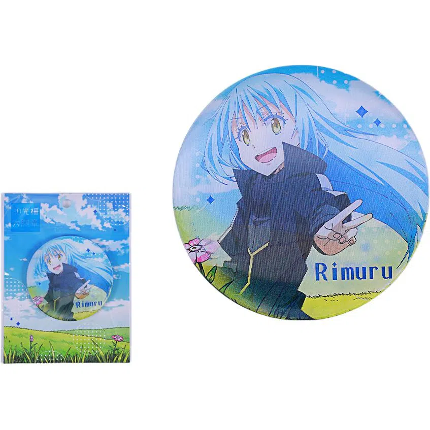 卡宝文创 关于我转生变成史莱姆这档事 快闪 台谷 利姆鲁米莉姆朱菜 吧唧立牌钥匙扣 徽章