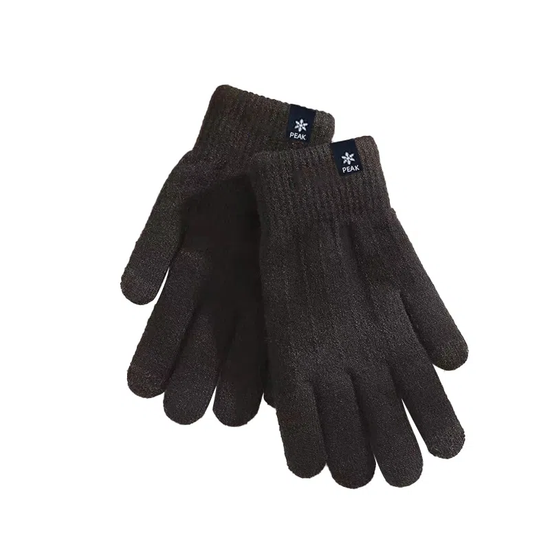 匹克 保暖触屏加厚加绒针织防寒户外骑行滑雪游玩 腈纶 绒线手套 男女同款情侣款