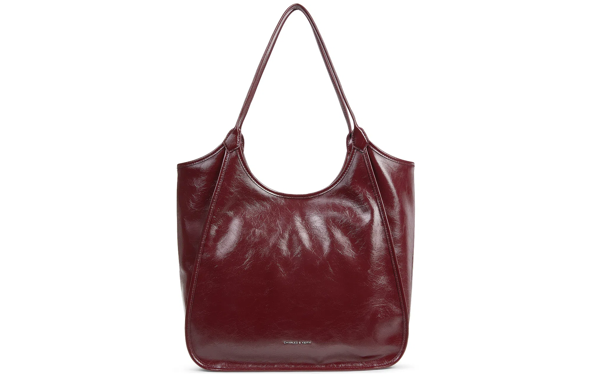 CHARLESKEITH ck PU BlackPewterBurgundy