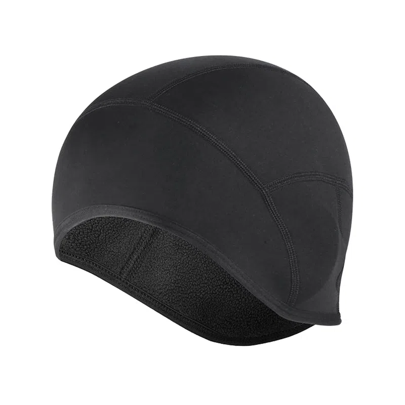 浪莎 秋冬季新款加绒加厚骑行小帽无帽檐公路车山地车户外运动保暖防风护耳可戴头盔 有弹力 帽子 男女同款情侣款