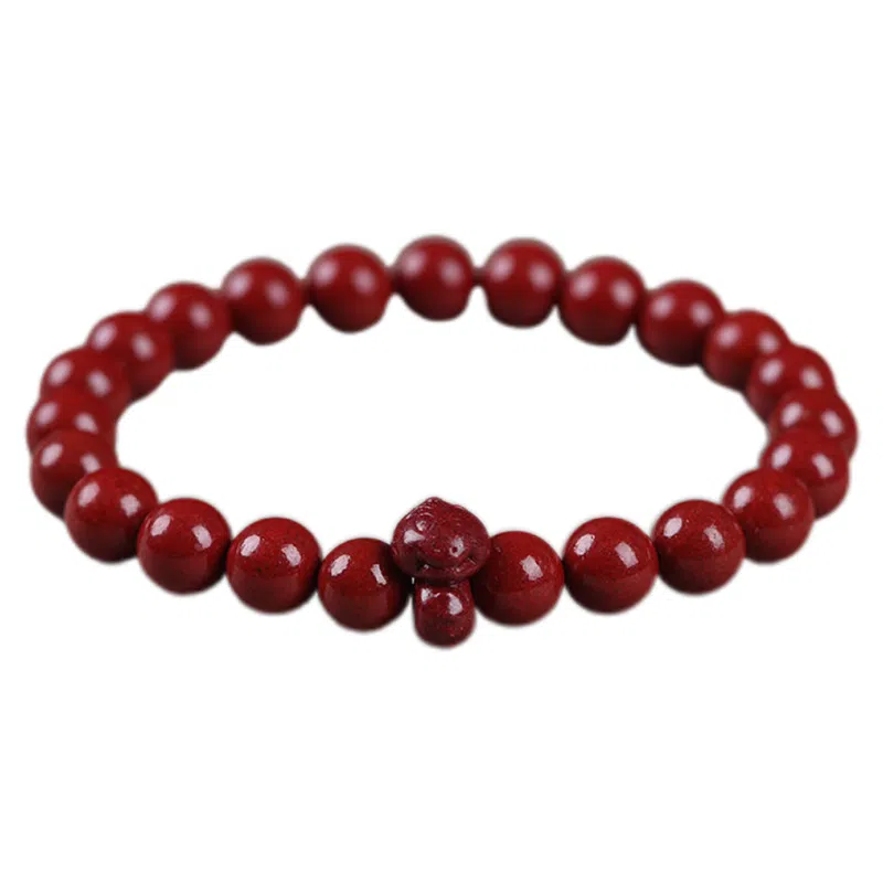 陌阡雪 国潮本命年好运转运珠十二生肖 轻奢高级感#好运 朱砂 手串 男女同款情侣款