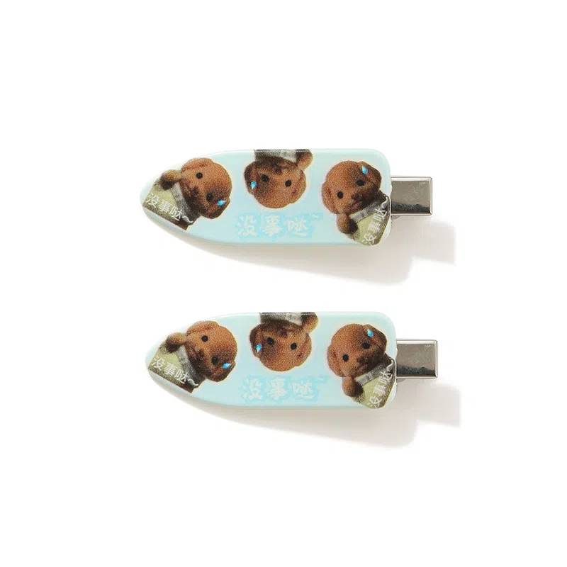 如花梦 可爱奶油风小鼻嘎额前刘海侧边夹 甜美粉色少女心无痕 发夹 女款