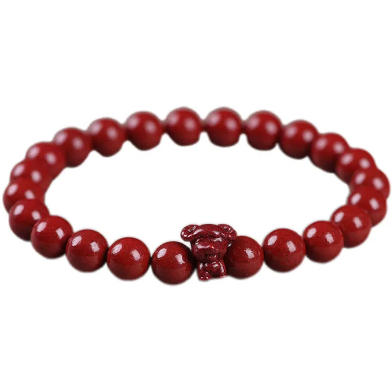 陌阡雪 国潮本命年好运转运珠十二生肖 轻奢高级感#好运 朱砂 手串 男女同款情侣款