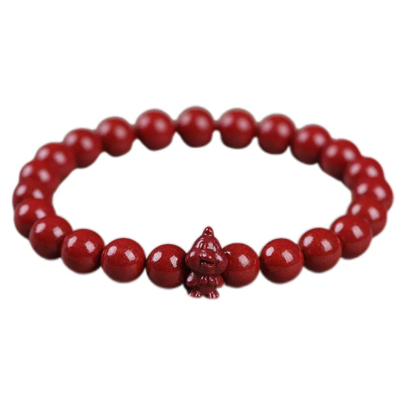 陌阡雪 国潮本命年好运转运珠十二生肖 轻奢高级感#好运 朱砂 手串 男女同款情侣款