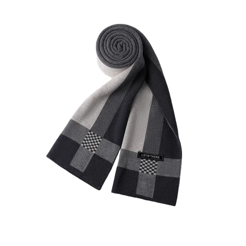 北极绒 新款羊毛冬季加厚保暖高档礼盒装围脖柔软亲肤百搭 绒线围巾 男女同款情侣款