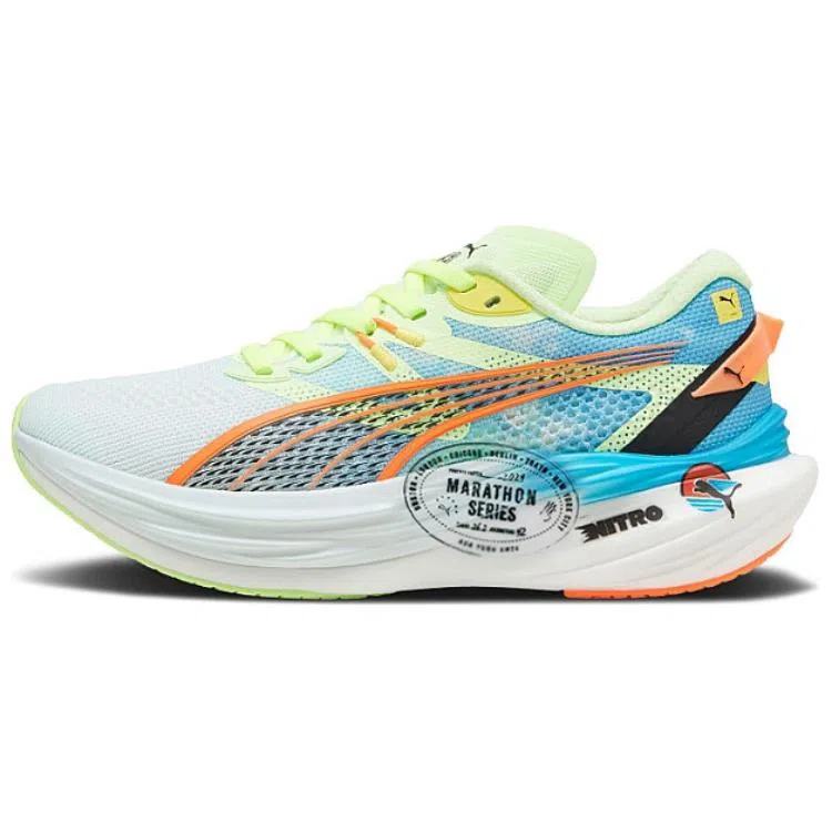 PUMA Deviate NITRO 3 White Blue