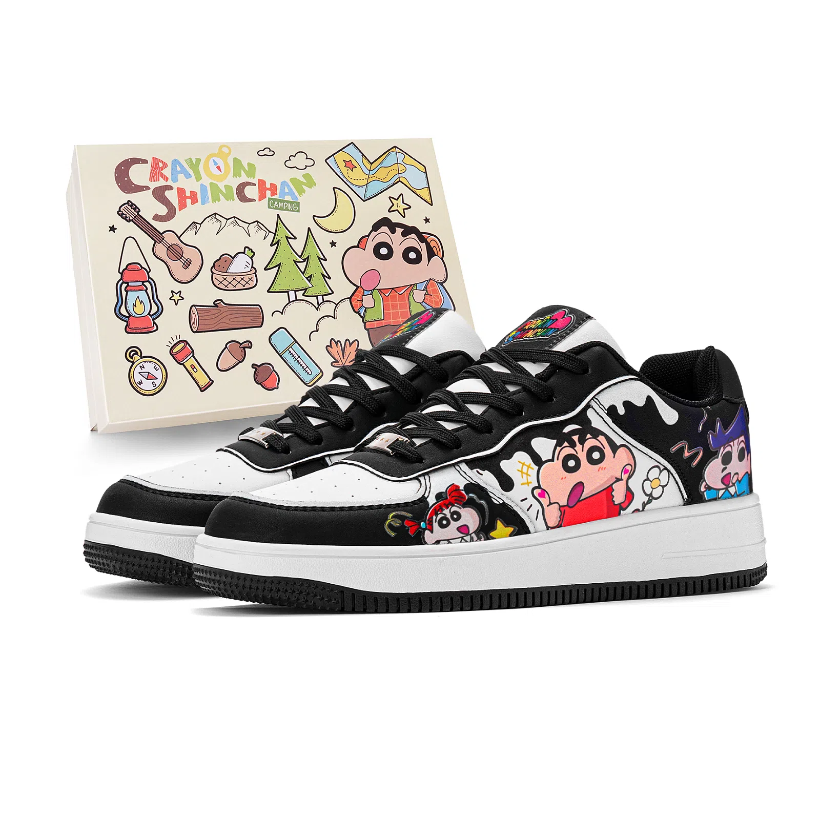 Crayon Shinchan Love Pair Low Sneakers