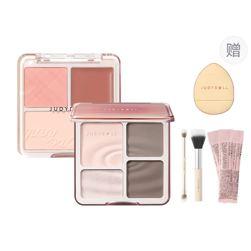 橘朵 光影氛围组合彩妆套装 气色提亮肤色修饰肤色