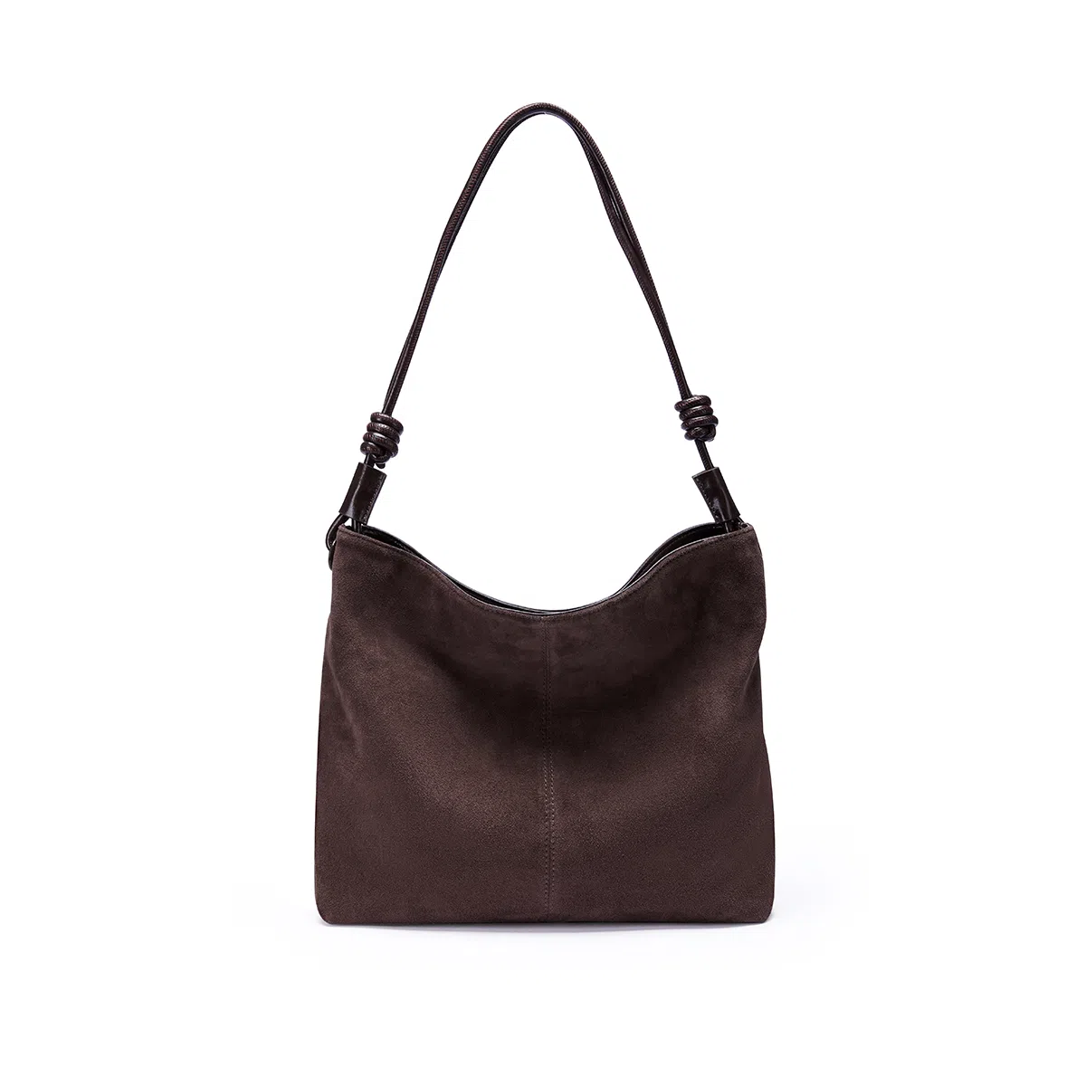 红蜻蜓 复古质感休闲简约日常通勤时尚百搭 超纤合成革 手提单肩包 女款 咖啡色