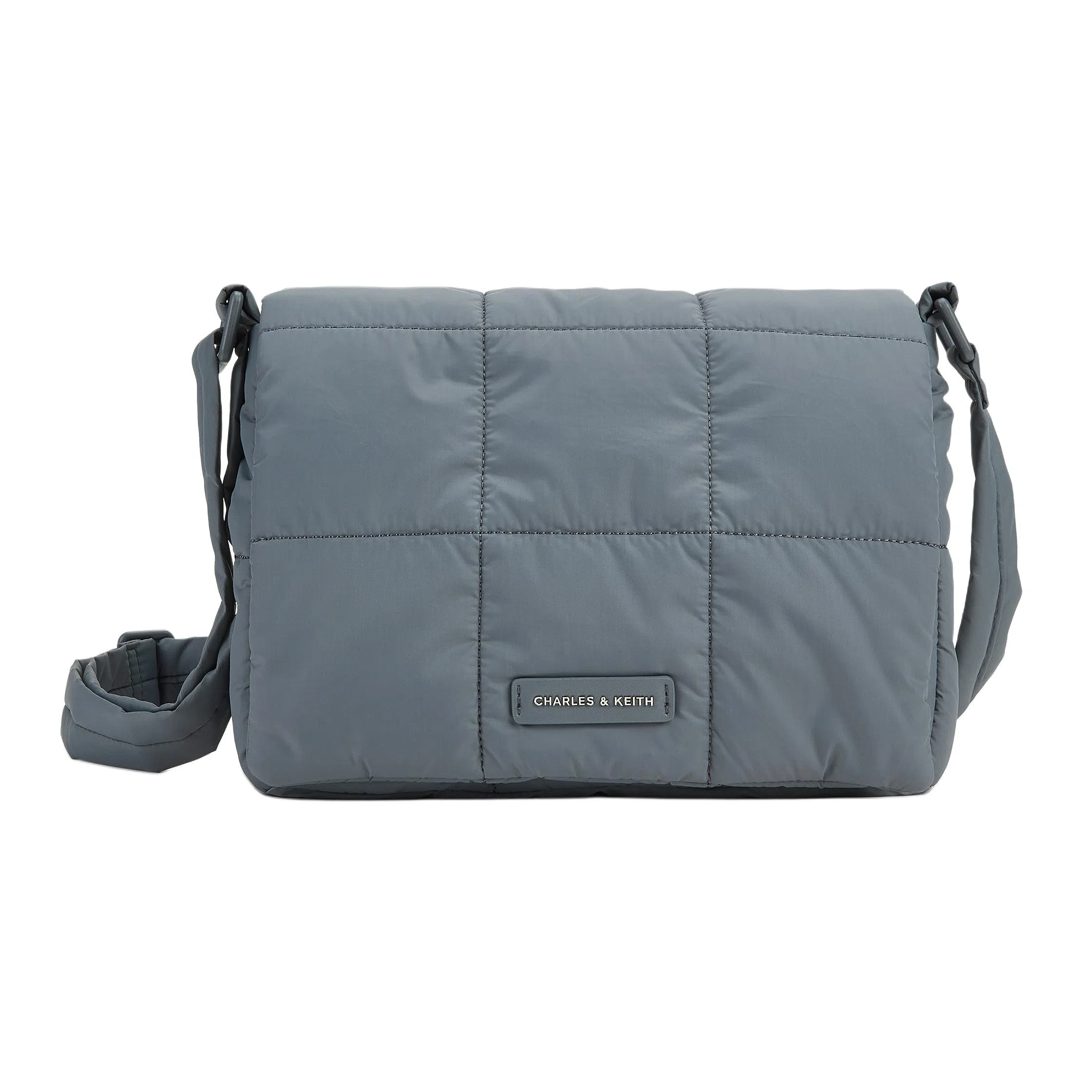 CHARLES&KEITH Jet Black/Grey