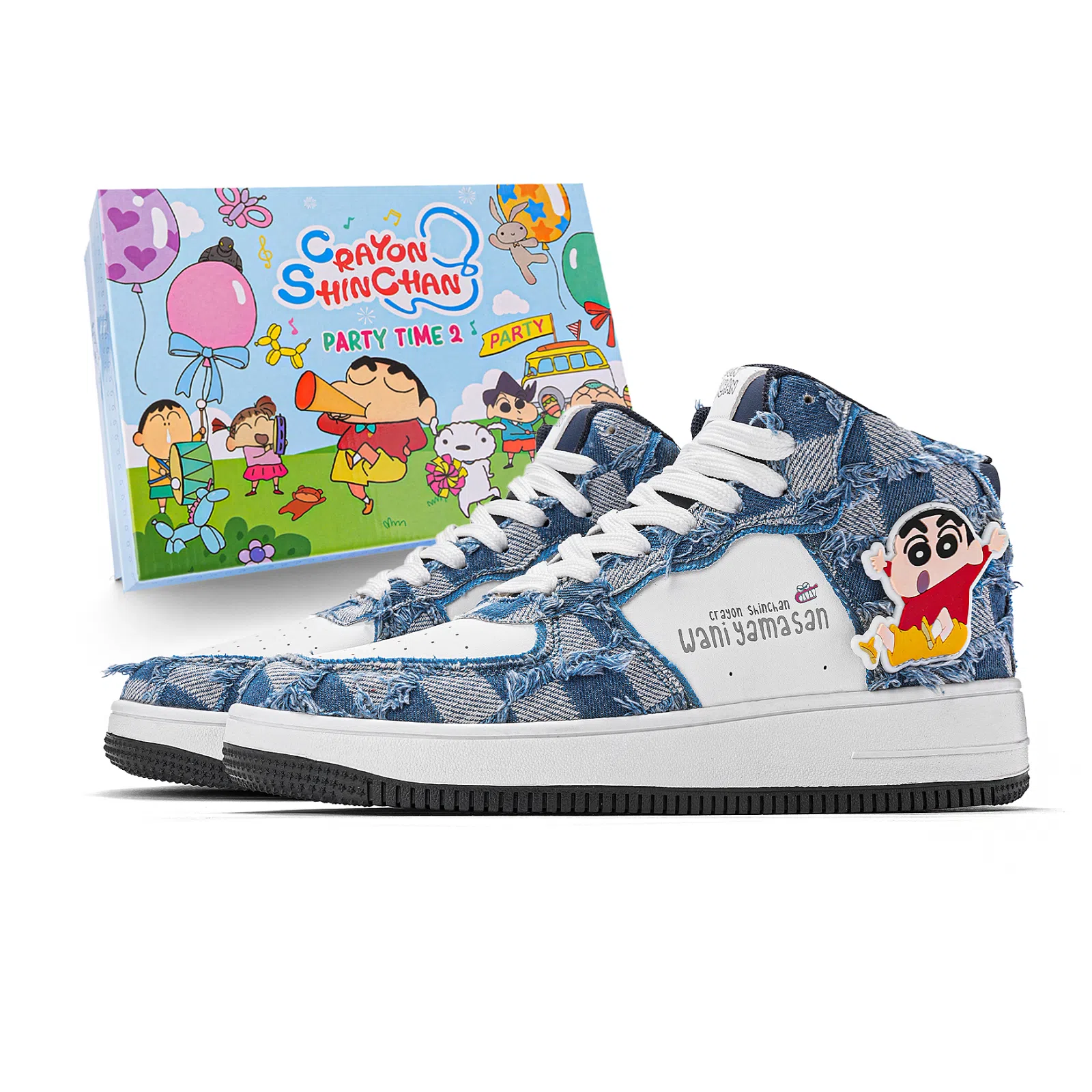 Crayon Shinchan High-Top Sneakers