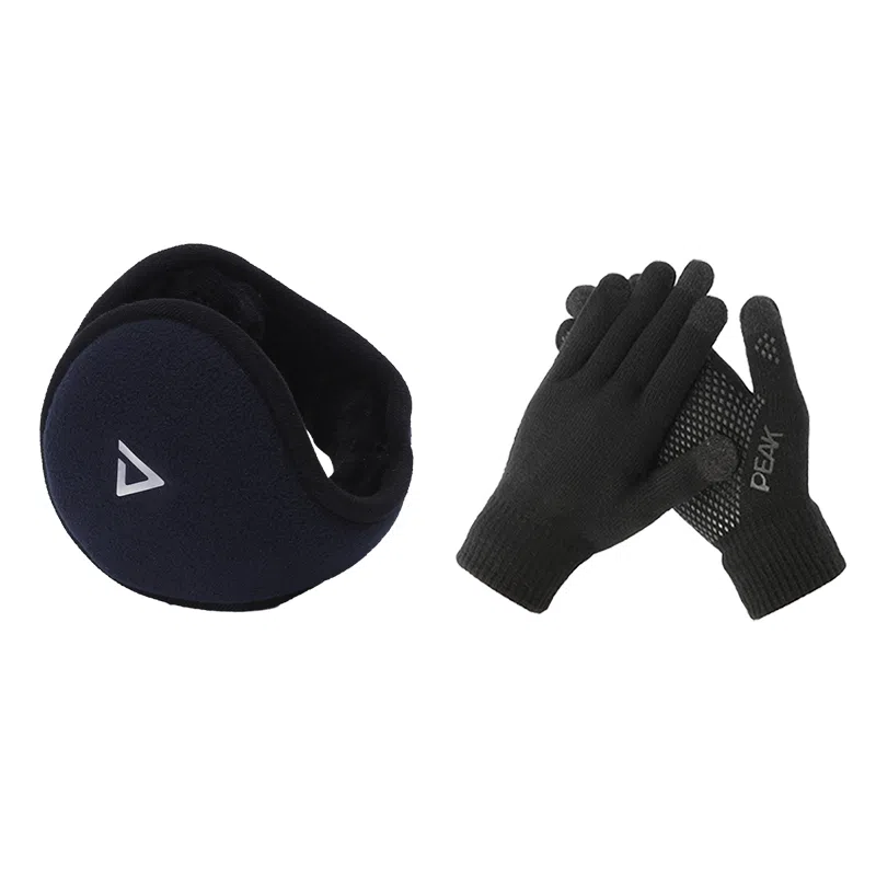 匹克 保暖套装户外骑行跑步防寒可触屏 聚酯纤维 绒线手套 男女同款情侣款