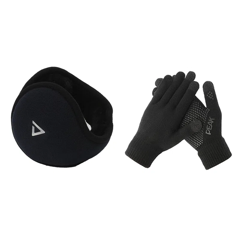 匹克 保暖套装户外骑行跑步防寒可触屏 聚酯纤维 绒线手套 男女同款情侣款