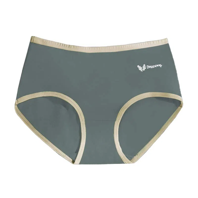 棉基因 舒适简约柔软亲肤透气抑菌裆中腰高弹三角内裤 女款 组合装