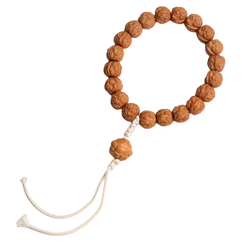 木盛缘 雕刻款 蟾宗寓意财源广进 猴头核桃 手串 男女同款情侣款