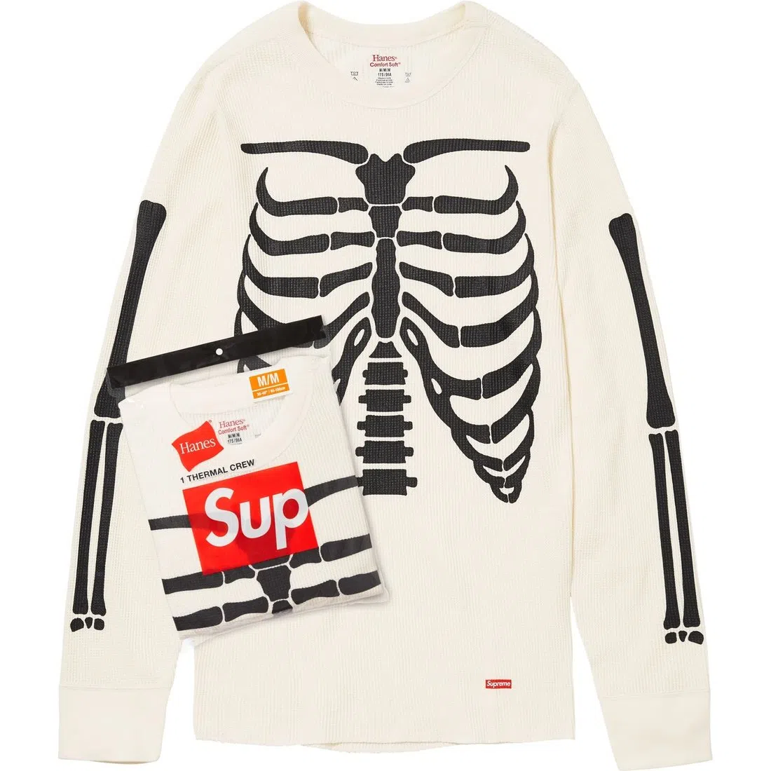 Supreme x Hanes Bones Thermal Crew