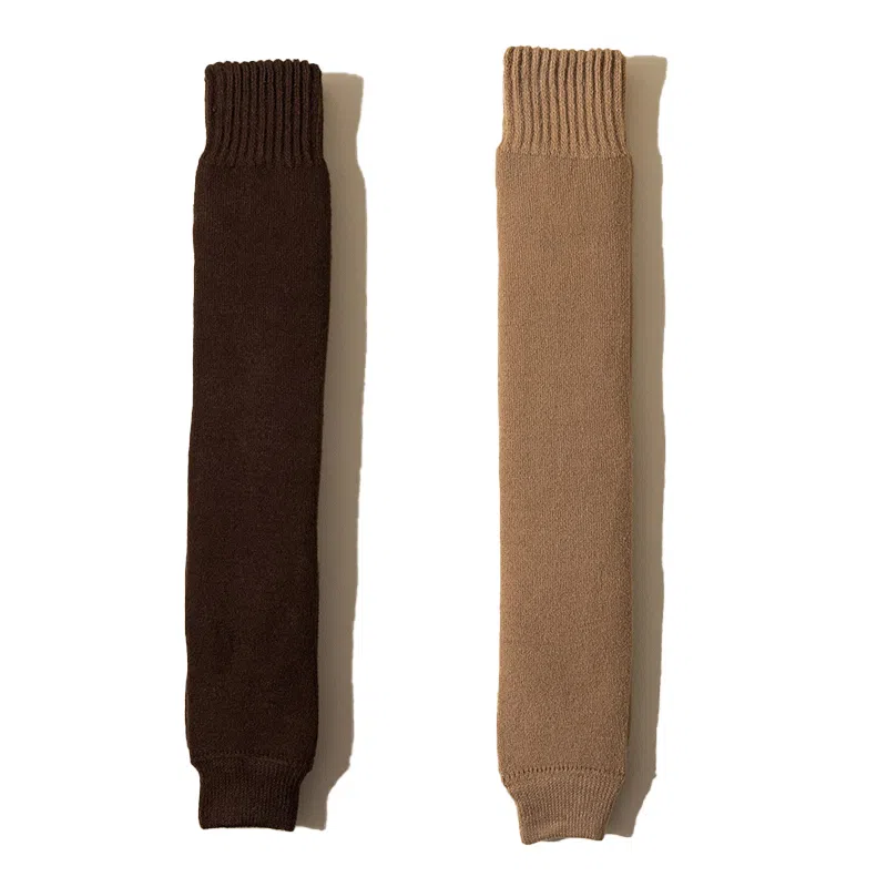 棉基因 加厚保暖护膝长筒外穿瘦腿时尚毛圈日系学院风过膝袜 女款 组合装
