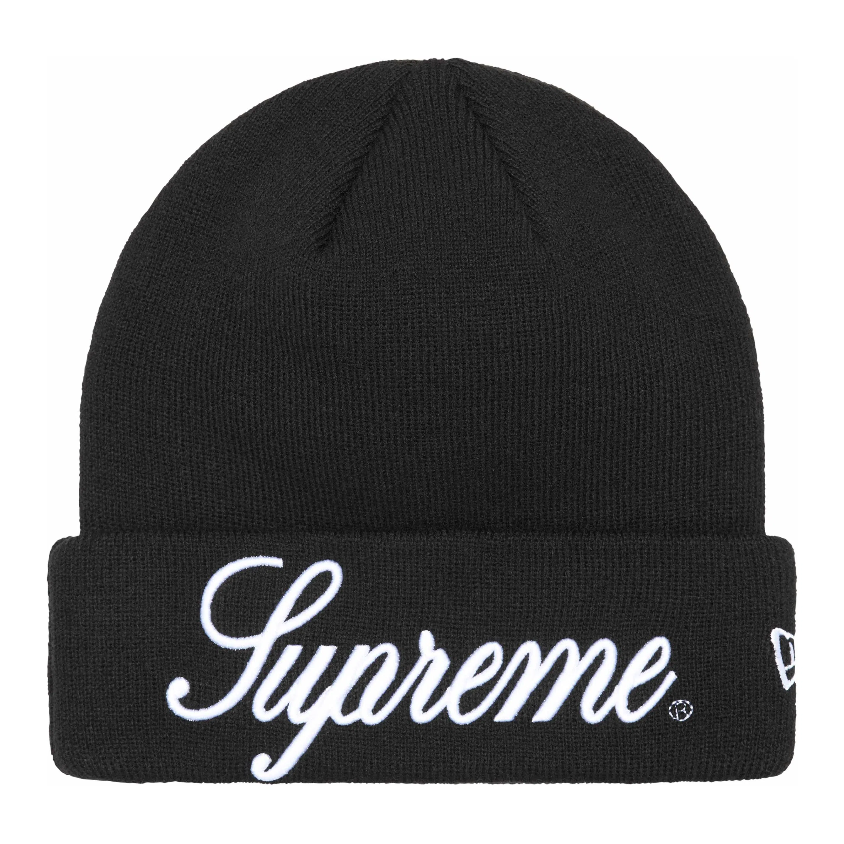 Supreme FW24 WEEK 9 New Era Script Beanie -