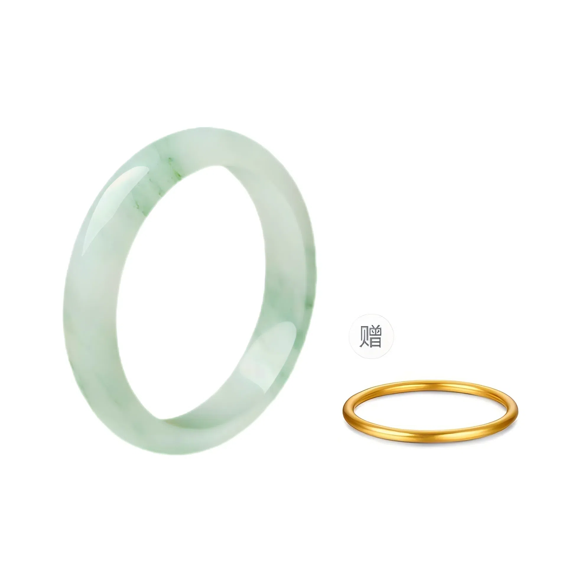 吉瑶 赠古法镯 精品 国风国潮 中式 青山远黛 古风 汉服 绿水青山  民族风  平安 天山翠 手镯 女款