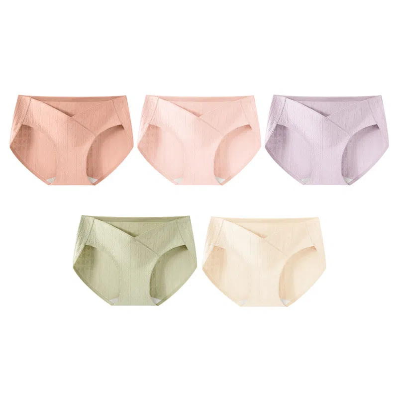都市丽人 抑菌抗菌中腰无痕托腹内裤 女款 组合装