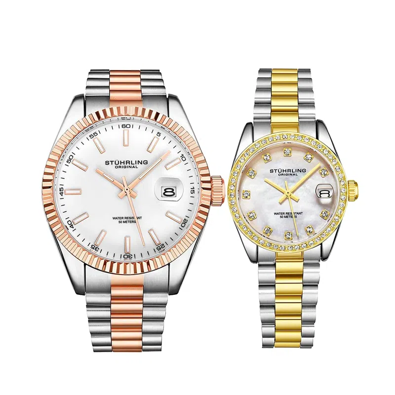 STUHRLING 42mm 3935.6+3936.3