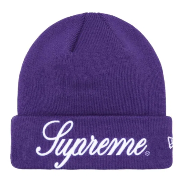 Supreme FW24 WEEK 9 New Era Script Beanie -
