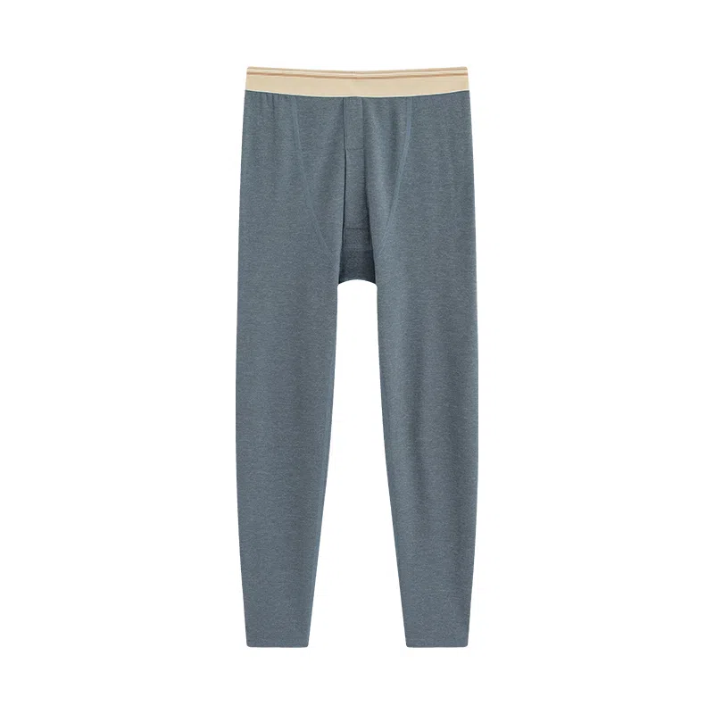 贴身领域 加厚加绒打底纯色长裤保暖裤 男款