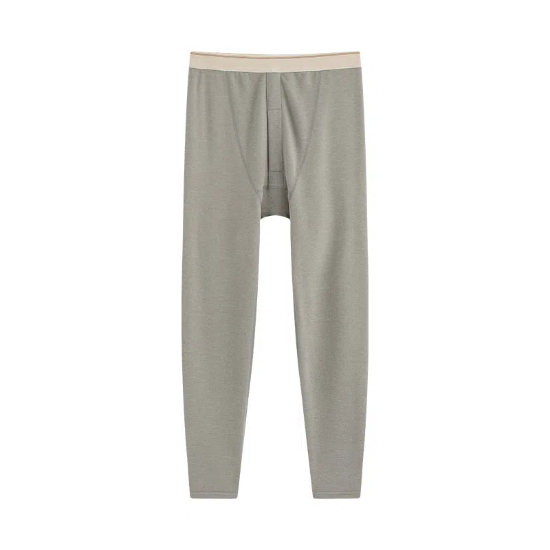 贴身领域 加厚加绒打底纯色长裤保暖裤 男款