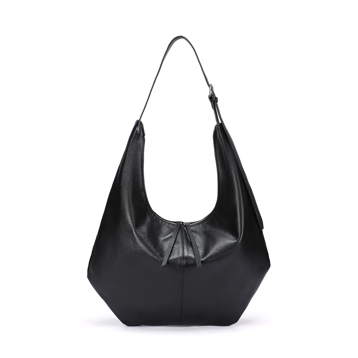 红蜻蜓 时尚简约 牛剖层皮革 腋下包单肩包 女款 黑色/咖啡色