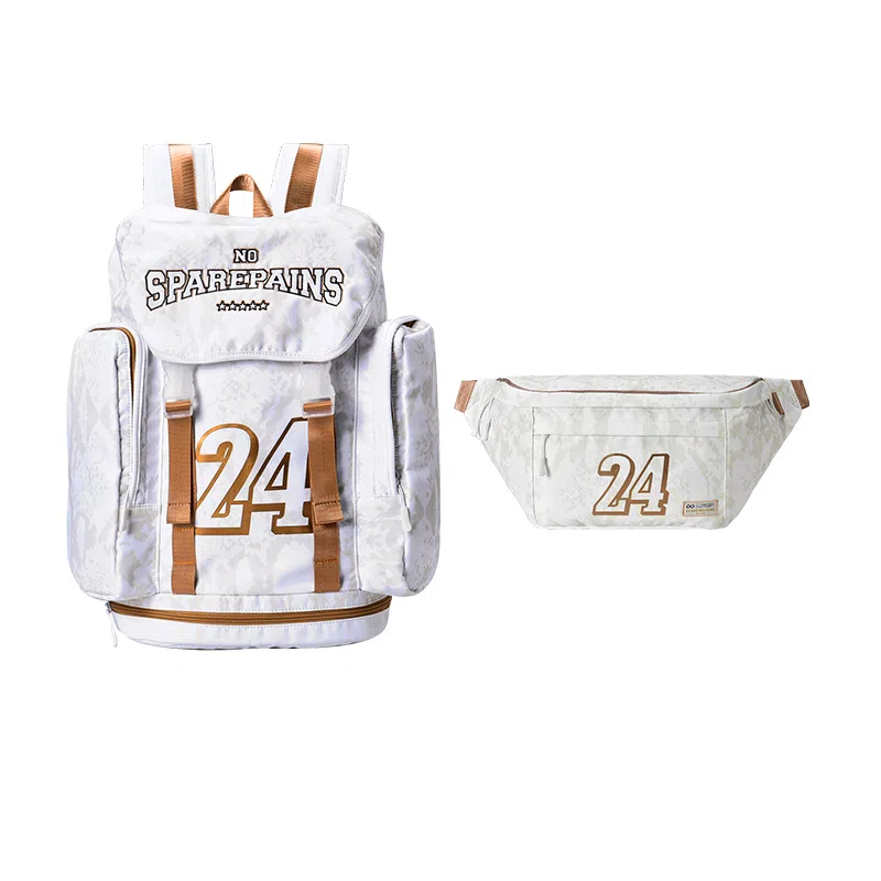 Spare No Pains Backpack White