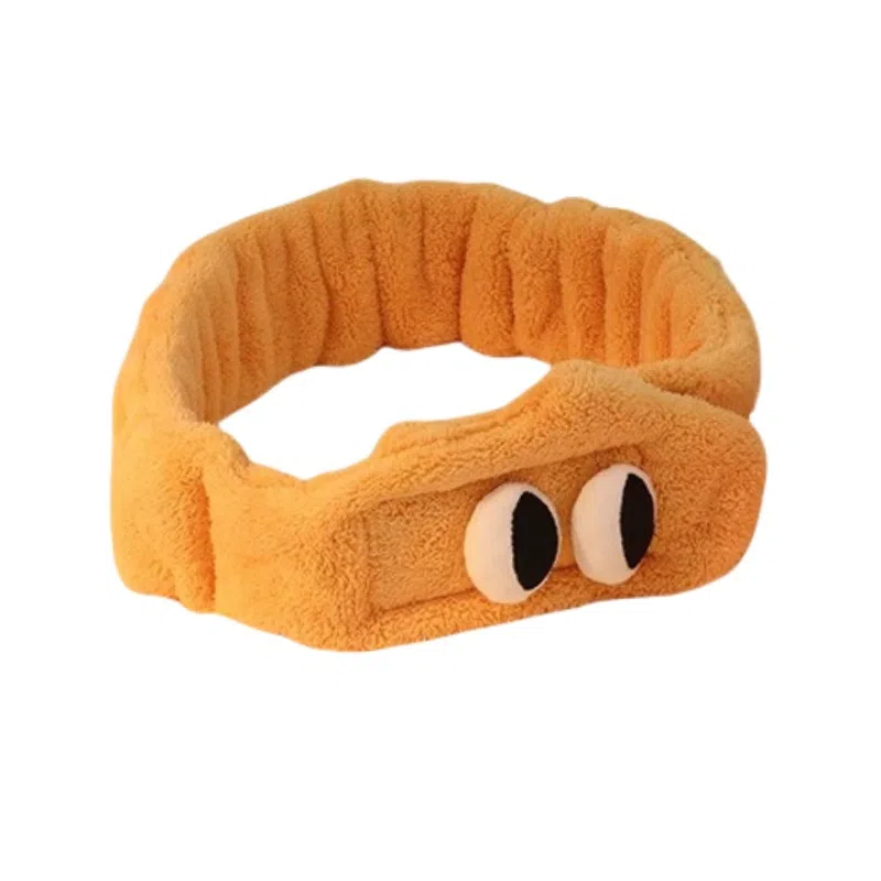 丹琴 可爱大眼睛束发 洗脸敷面膜洗漱专用卡通冬季 聚酯纤维 发带 女款