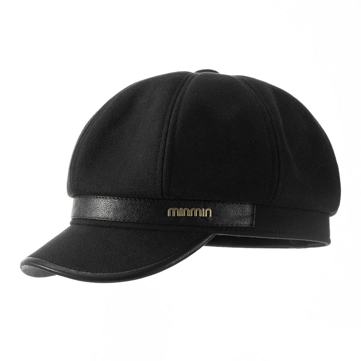 上海故事 复古英伦风金属标八角青春可爱俏皮 聚酯纤维 鸭舌帽 男女同款情侣款