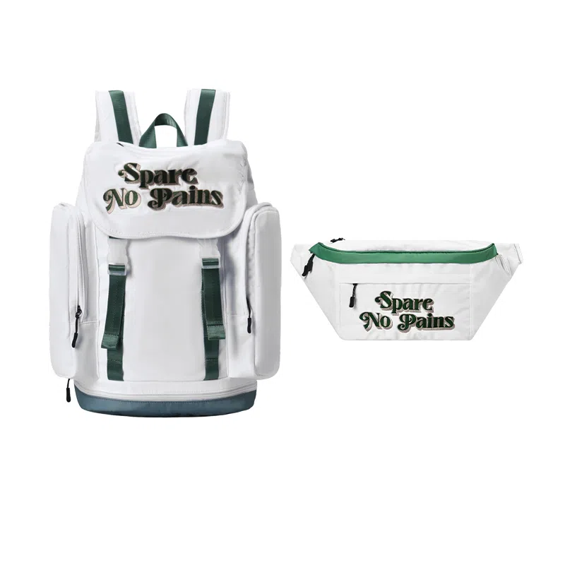 Spare No Pains Backpack White