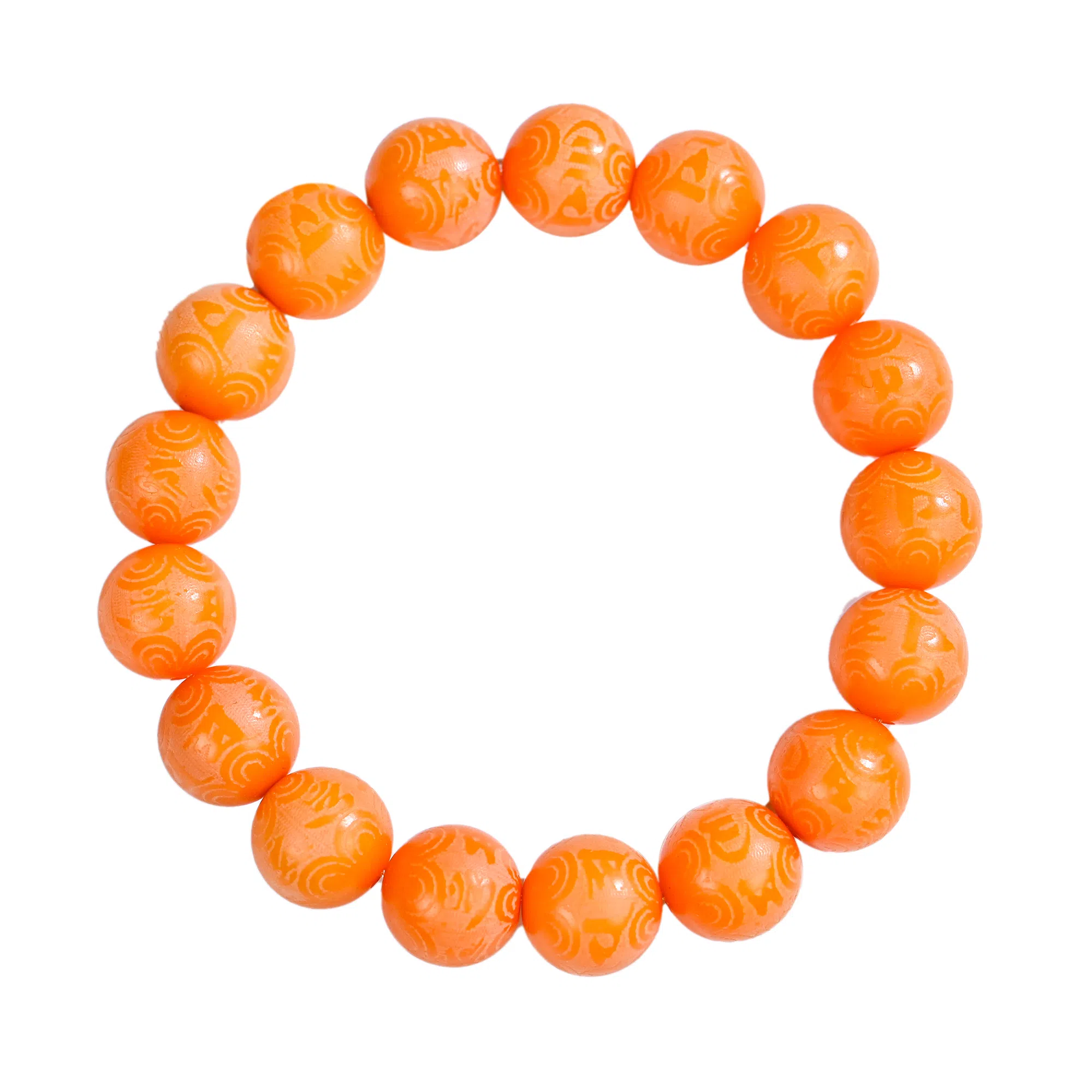 物㯖 国潮雕刻六字真言浅紫冰飘花佛珠招财纳福考试考研上岸绕指柔文艺民族风转运手持 好运 白玉菩提 手串 男女同款情侣款