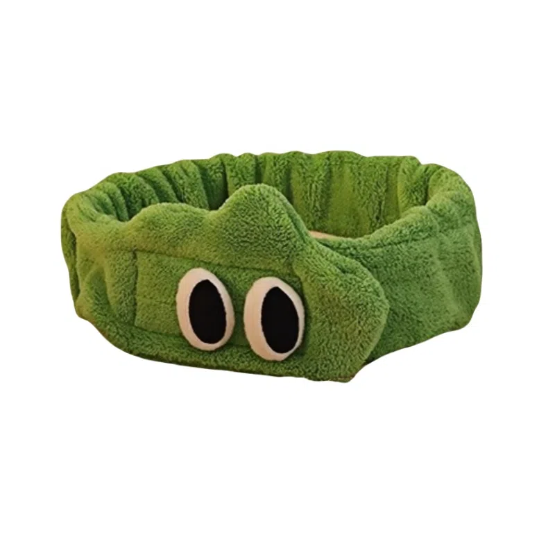 丹琴 可爱大眼睛束发 洗脸敷面膜洗漱专用卡通冬季 聚酯纤维 发带 女款