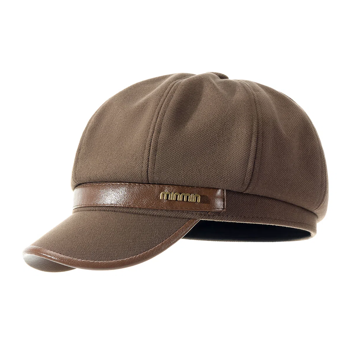 上海故事 复古英伦风金属标八角青春可爱俏皮 聚酯纤维 鸭舌帽 男女同款情侣款