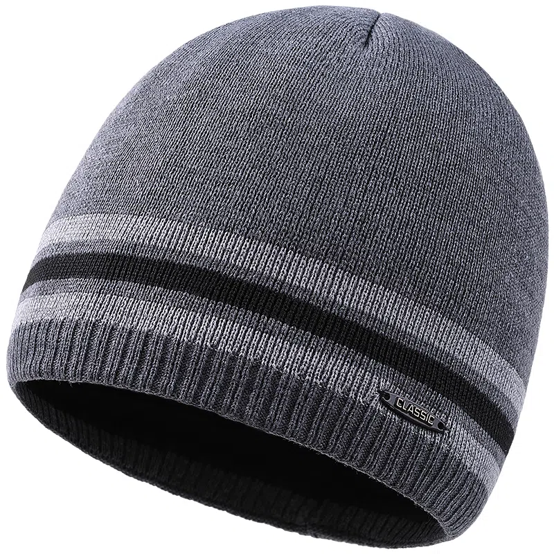 DENSSYNE Thick Fleece Knit Beanie