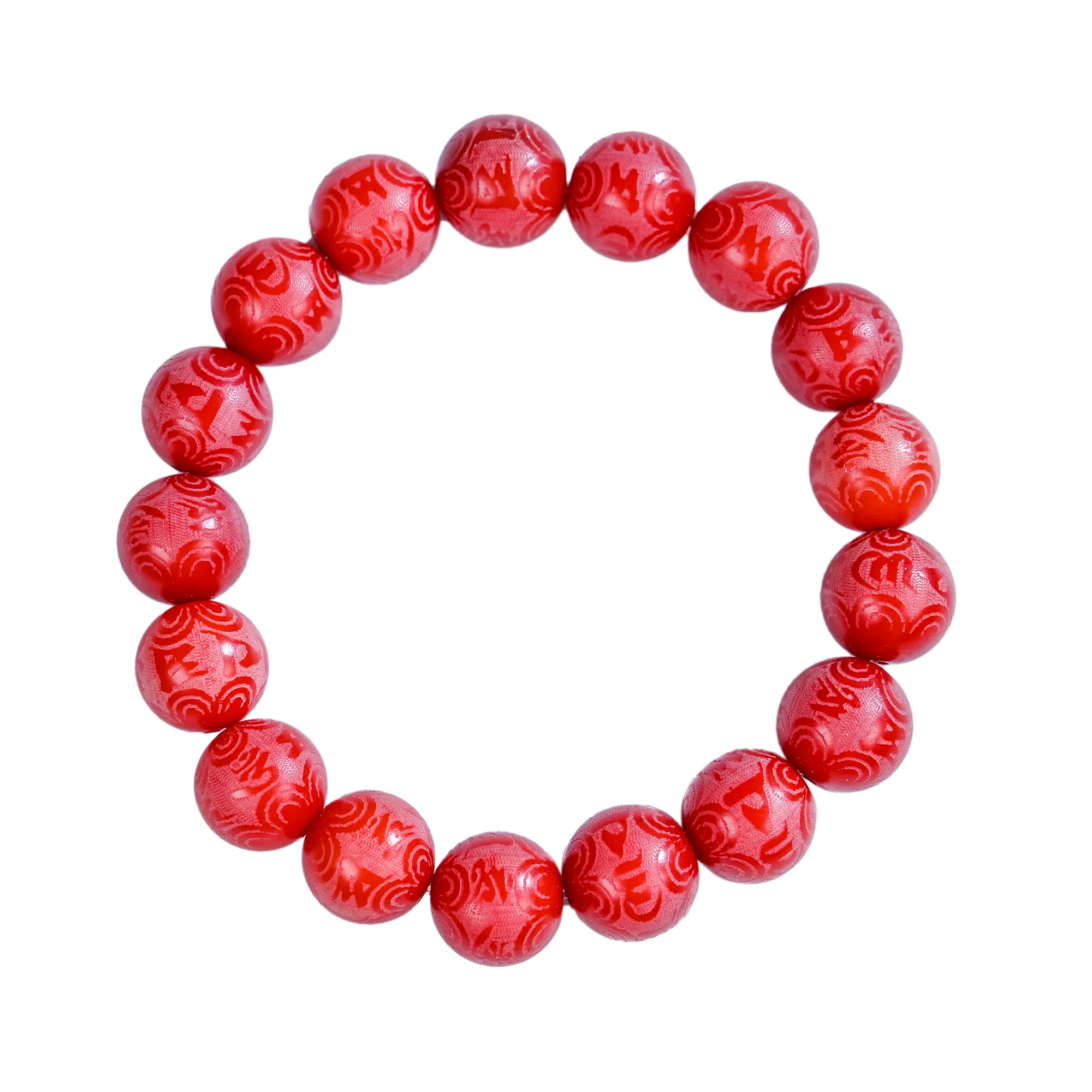 物㯖 国潮雕刻六字真言浅紫冰飘花佛珠招财纳福考试考研上岸绕指柔文艺民族风转运手持 好运 白玉菩提 手串 男女同款情侣款