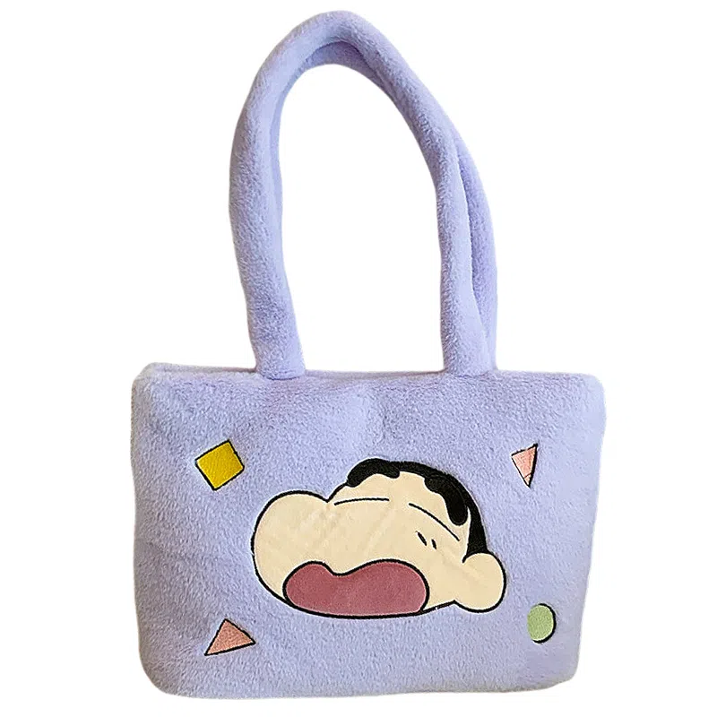 Crayon Shinchan Handbag Purple