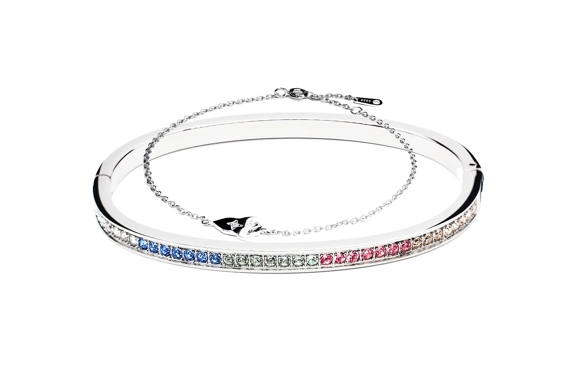 DAP S925 Silver Bracelet Set