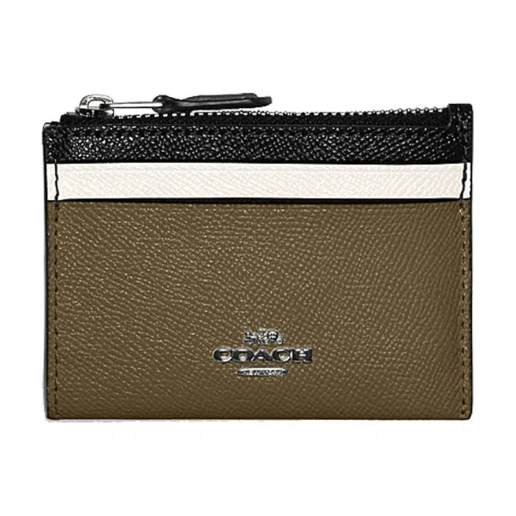 COACH Mini Id Skinny Olive