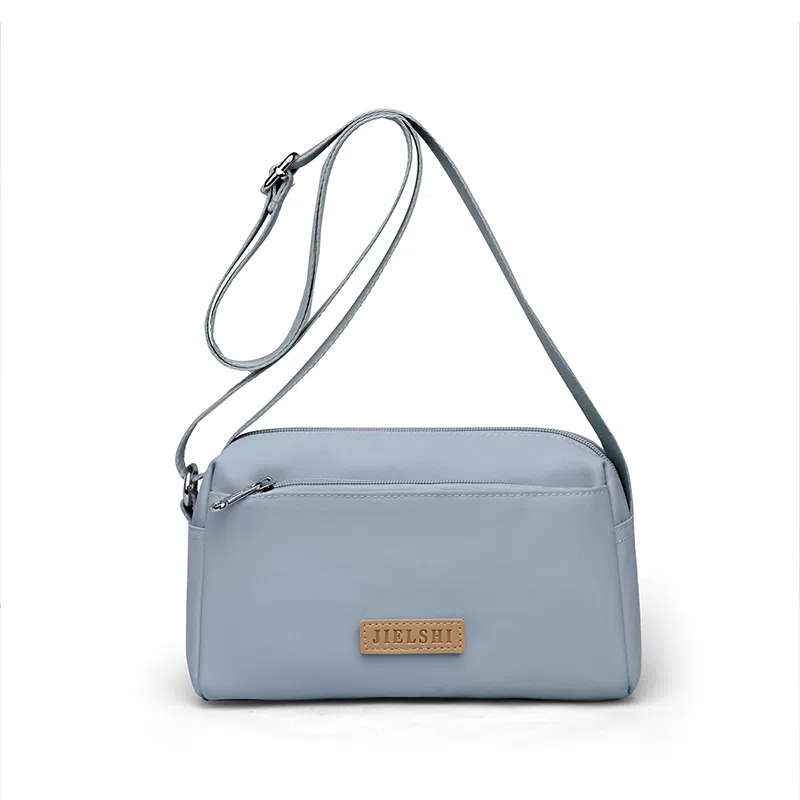 捷朗仕 纯色休闲简约日常通勤时尚百搭 尼龙布 单肩斜挎包 男女同款情侣款 多色