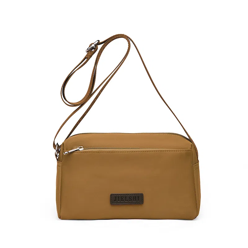 捷朗仕 纯色休闲简约日常通勤时尚百搭 尼龙布 单肩斜挎包 男女同款情侣款 多色